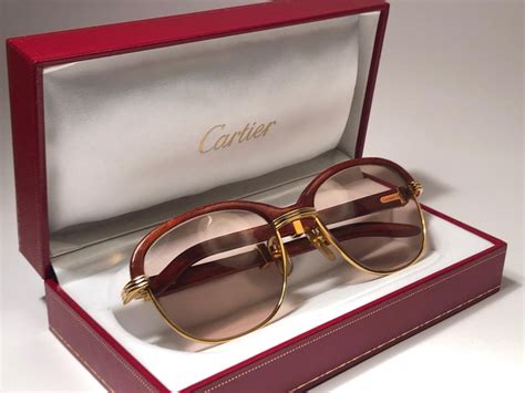 authentic cartier wood frames.